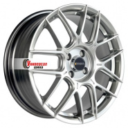 7*17 5*112 ET40 57,1 INCH FA8541 Gloss Black / Machined Face