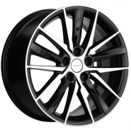 8*18 5*114,3 ET45 60,1 KHOMEN WHEELS KHW1807 Black-FP