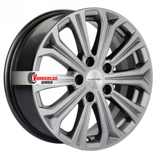 6,5*16 5*115 ET41 70,2 Khomen Wheels KHW1610 Gray (Astra) - 1