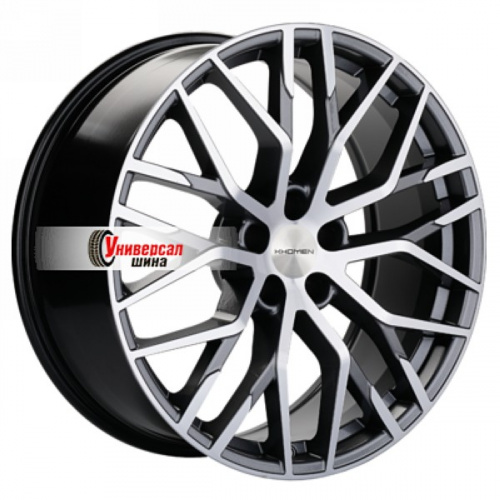 8,5*20 5*108 ET46 63,4 Khomen Wheels KHW2005 Gray-FP (Geely TUGELLA) - 1