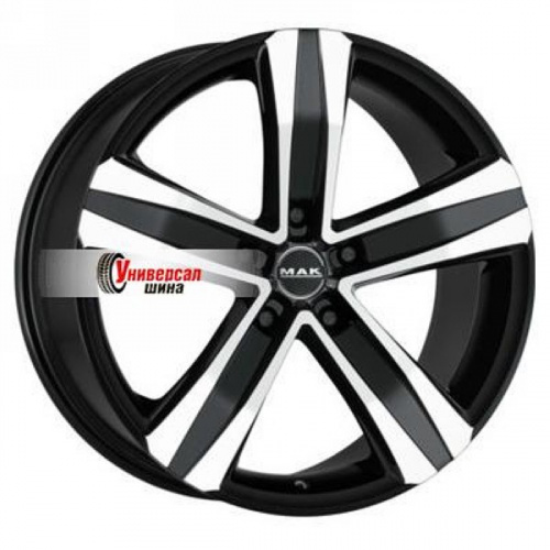 7*17 5*160 ET60 65,1 MAK Stone 5 T Black Mirror - 1