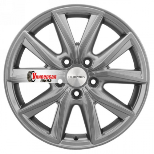 7*17 5*114,3 ET39 60,1 Khomen Wheels KHW1706 Gray (RAV4) - 1