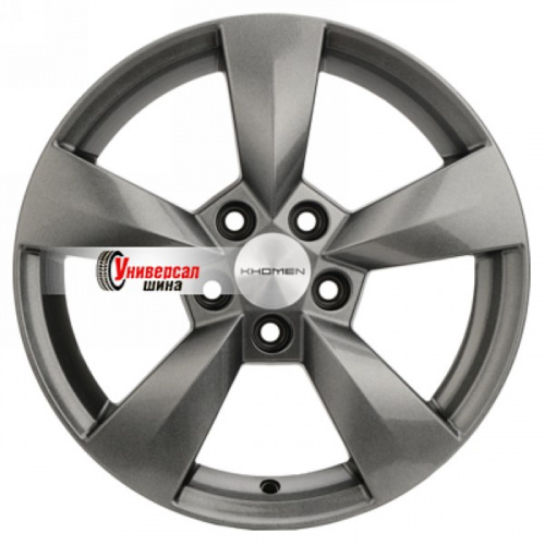 6*15 5*100 ET38 57,1 Khomen Wheels KHW1504 G-Silver - 1