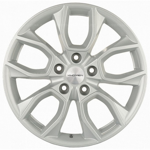 7*17 5*114,3 ET45 67,1 Khomen Wheels KHW1713 F-Silver - 1