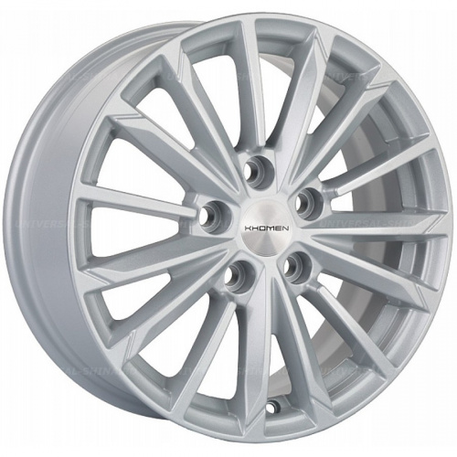 6,5*16 5*108 ET50 63,3 Khomen Wheels KHW1611 F-Silver (Focus) - 1