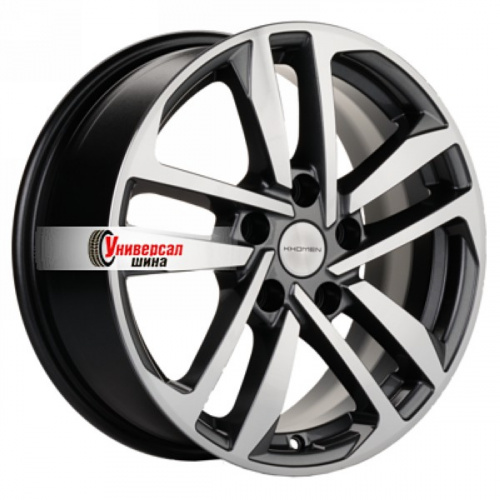 6,5*16 5*114,3 ET40 66,1 Khomen Wheels KHW1612 Gray-FP - 1