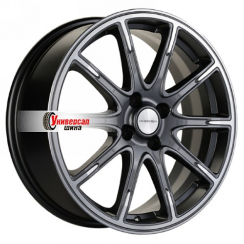 6,5*17 4*100 ET50 60,1 Khomen Wheels KHW1707 Gray-FP - 1