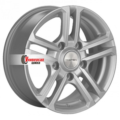 6,5*16 5*139,7 ET40 98,5 Khomen Wheels KHW1602 F-Silver - 1