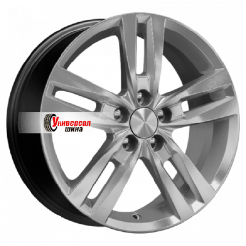 6,5*16 5*108 ET50 63,35 КиК Rassvet (КС868) Дарк платинум - 1