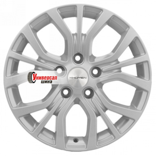 6,5*16 5*120 ET51 65,1 Khomen Wheels KHW1608 F-Silver - 1