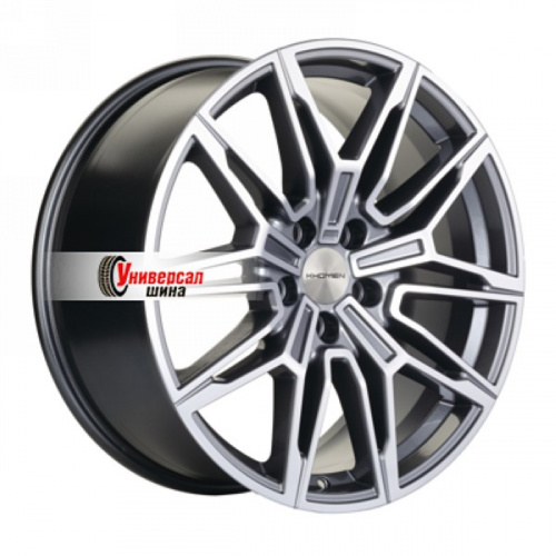 9,5*19 5*112 ET40 66,6 Khomen Wheels KHW1904 Gray-FP - 1