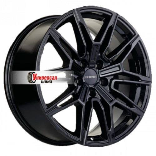 8,5*19 5*112 ET30 66,6 Khomen Wheels KHW1904 Black (Audi/VW) - 1