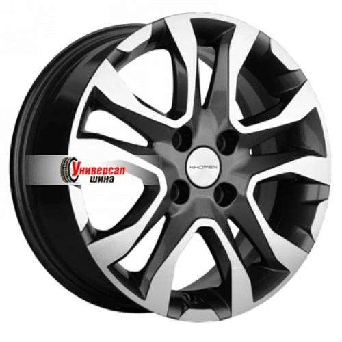 6*15 4*100 ET50 60,1 Khomen Wheels KHW1503 Gray-FP - 1