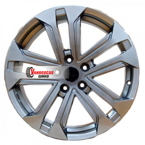 7*18 5*114,3 ET48,5 67,1 Khomen Wheels KHW1803 Dark Chrome (Sportage) - 1