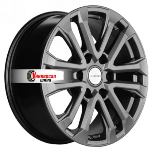 7,5*18 6*139,7 ET25 106,1 Khomen Wheels KHW1805 Gray (LC Prado) - 1