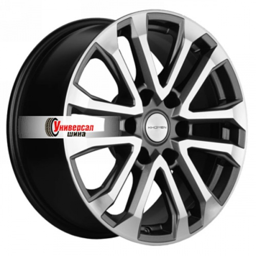 7,5*18 6*139,7 ET38 67,1 Khomen Wheels KHW1805 Gray-FP - 1