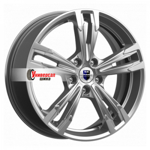 7*18 5*114,3 ET37 66,6 КиК Karrera Light (КС935) Дарк платинум брайт - 1