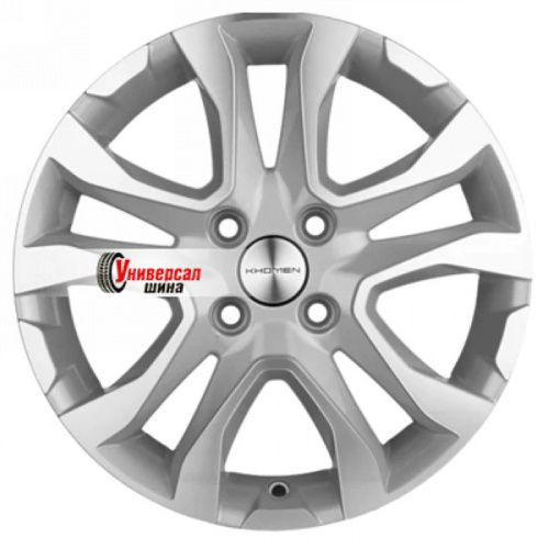 6*15 4*100 ET40 60,1 Khomen Wheels KHW1503 F-Silver-FP (XRay) - 1