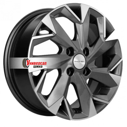 6*15 4*100 ET40 60,1 Khomen Wheels KHW1508 Gray-FP - 1
