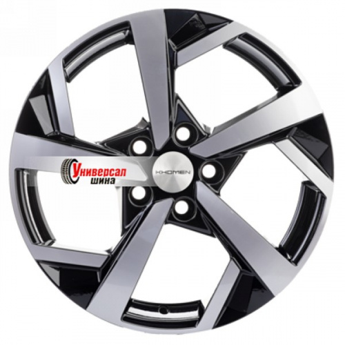 7*17 5*114,3 ET45 67,1 Khomen Wheels KHW1712 Black-FP - 1