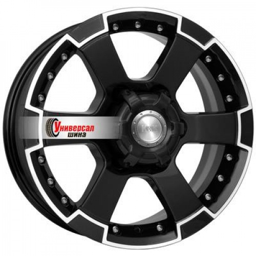 7*16 6*139,7 ET38 108,1 КиК M56 (КС593) Алмаз черный - 1