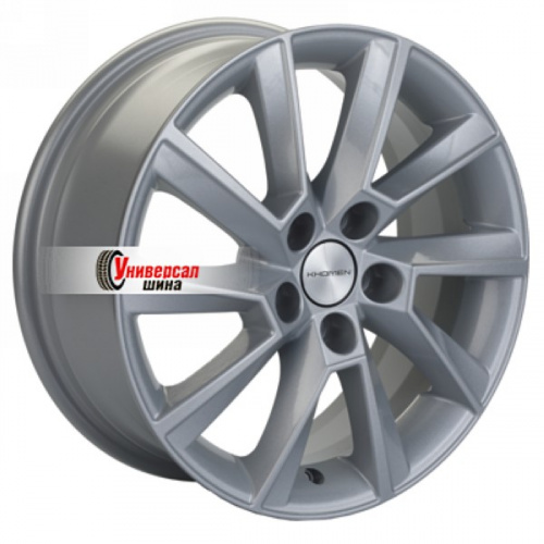 6*15 5*105 ET39 56,6 Khomen Wheels KHW1507 F-Silver - 1