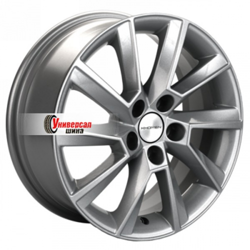 6*15 5*105 ET39 56,6 Khomen Wheels KHW1507 Gray (Aveo) - 1
