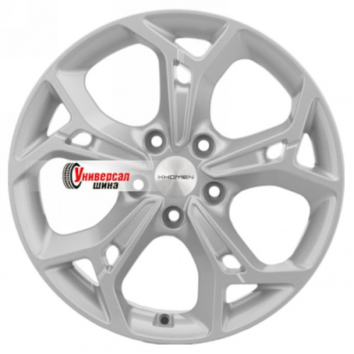 7*17 5*114,3 ET45 60,1 Khomen Wheels KHW1702 F-Silver - 1