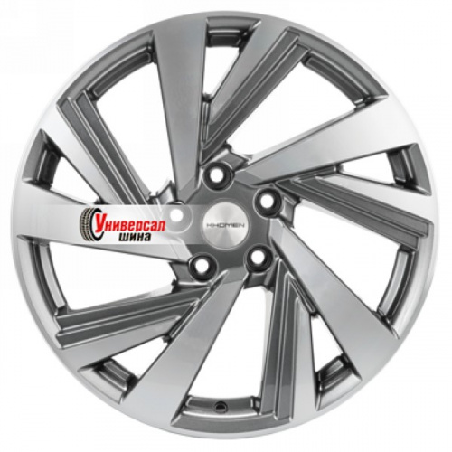 7,5*18 5*114,3 ET50 67,1 Khomen Wheels KHW1801 Gray-FP - 1