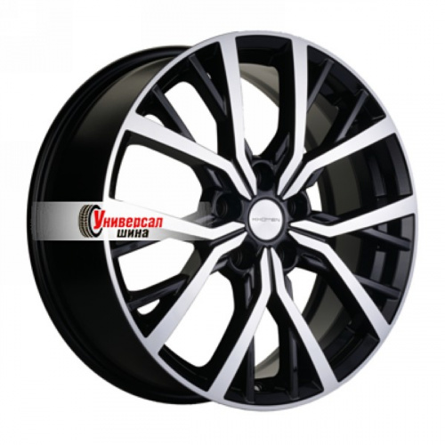 7*18 5*110 ET50 63,3 Khomen Wheels KHW1806 Black-FP - 1