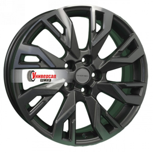 7*18 5*114,3 ET40 66,5 Khomen Wheels KHW1809 Gray-FP (Haval Dargo) - 1