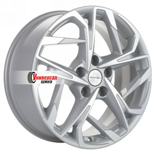 7*17 5*108 ET40 54,1 Khomen Wheels KHW1716 F-Silver (Jac/Москвич 3) - 1