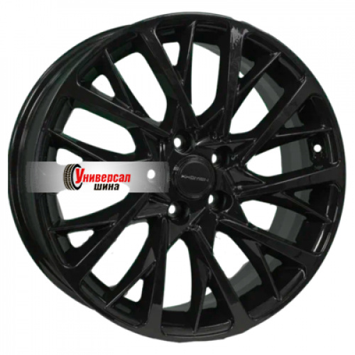 7,5*18 5*108 ET46 63,4 Khomen Wheels KHW1804 Black (Tugela/Jaguar F-Pace) - 1