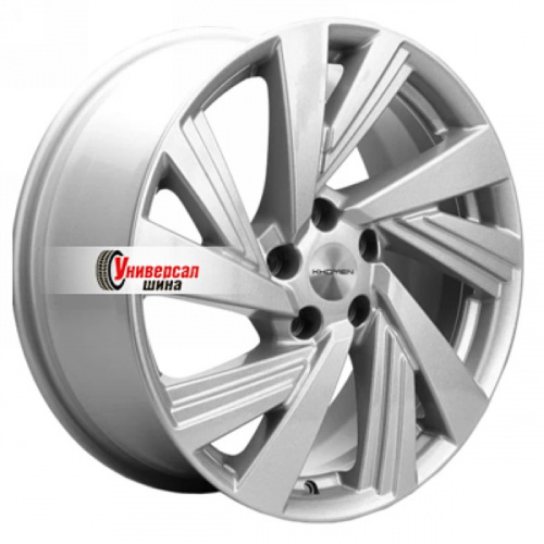 7,5*18 5*114,3 ET39 60,1 Khomen Wheels KHW1801 F-Silver (NX/Rav4) - 1