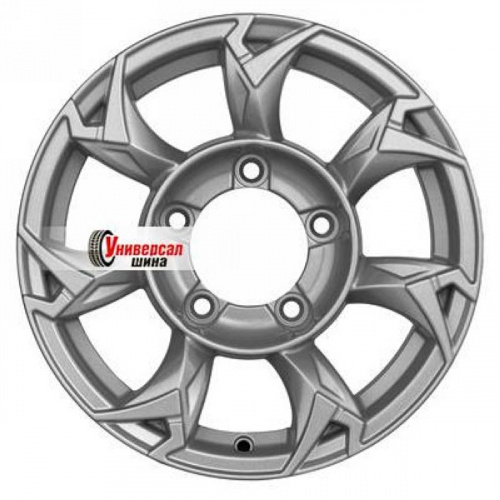 5,5*15 5*139,7 ET5 98,5 Khomen Wheels KHW1505 F-Silver (Lada NIVA 4x4) - 1