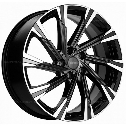 7,5*19 5*108 ET33 60,1 Khomen Wheels KHW1901 Black-FP - 1