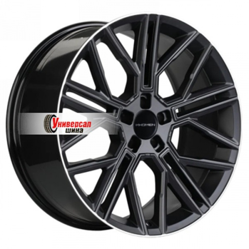 9,5*21 5*120 ET49 72,6 Khomen Wheels KHW2101 Black Matt MR - 1