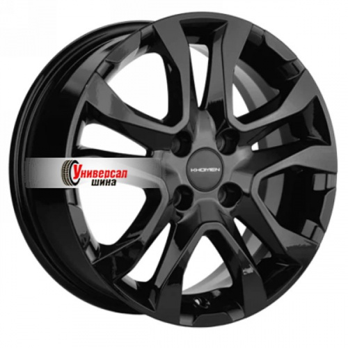 6*15 4*100 ET46 54,1 Khomen Wheels KHW1503 Black - 1