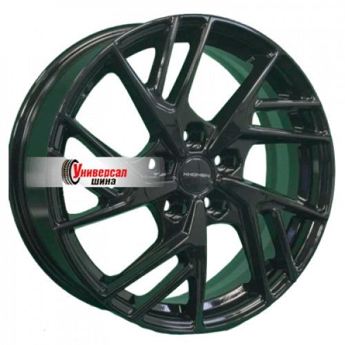 6,5*17 5*114,3 ET40 64,1 Khomen Wheels KHW1722 Black (Haval F7/F7x) - 1