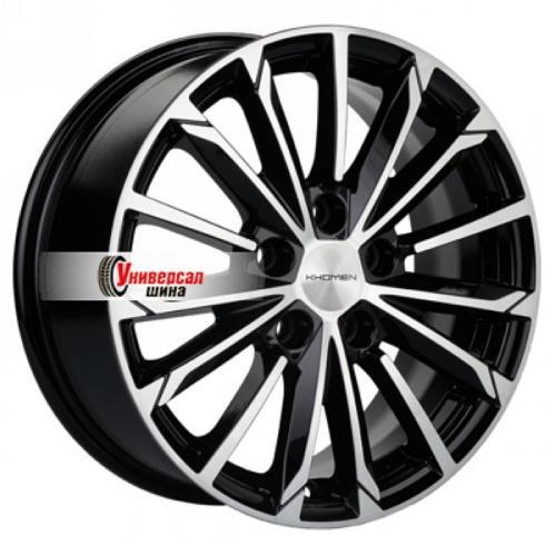 6,5*16 5*108 ET45 60,1 Khomen Wheels KHW1611 Black-FP - 1