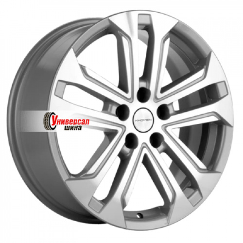 7*18 5*114,3 ET35 60,1 Khomen Wheels KHW1803 F-Silver-FP - 1
