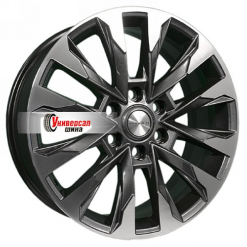 8*20 6*139,7 ET36 100,1 Khomen Wheels KHW2010 Gray-FP - 1