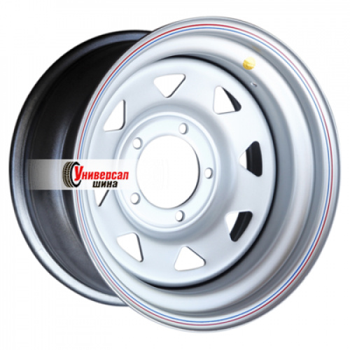 8*16 5*139,7 ET-19 110 Off-Road Wheels УАЗ (треуг. мелкий) Серебристый - 1