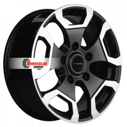 6,5*17 5*139,7 ET40 98,5 Khomen Wheels KHW1725 Black-FP - 1