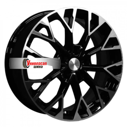 7*17 5*110 ET45 67,1 Khomen Wheels KHW1718 Black-FP - 1