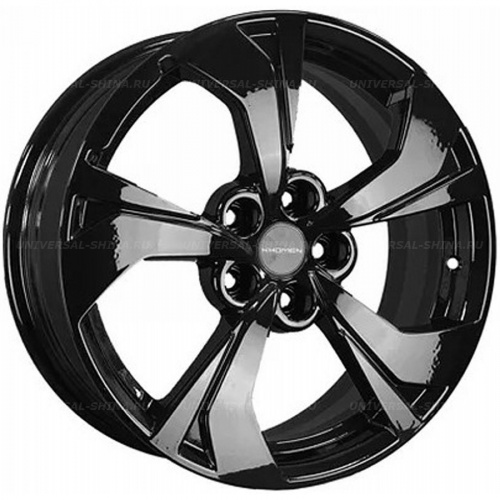 7*17 5*108 ET40 54,1 Khomen Wheels KHW1724 Black - 1
