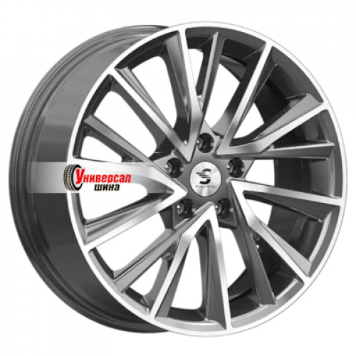 7,5*18 5*112 ET39 66,6 Premium Series КР010 Diamond Gloss Graphite - 1