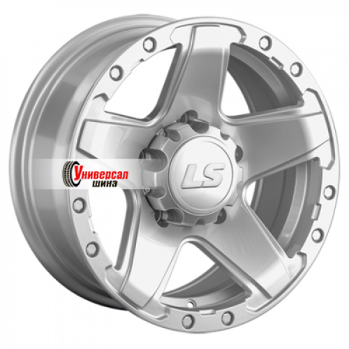 8*16 5*150 ET2 110,1 LS 1284 Sil (конус, Колпак+лого) - 1