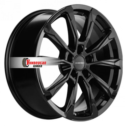 7,5*18 5*114,3 ET45 67,1 Khomen Wheels KHW1808 Black - 1