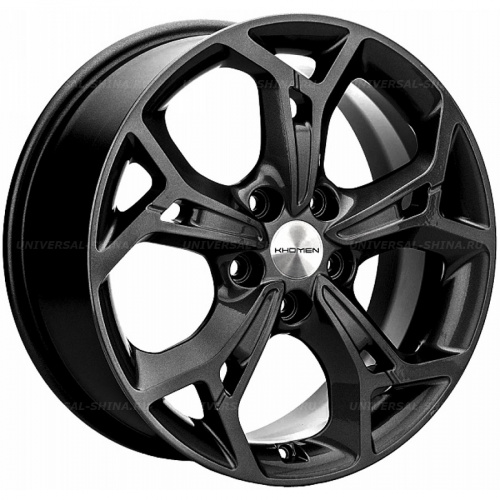 7*17 5*114,3 ET37 66,5 Khomen Wheels KHW1702 Black - 1
